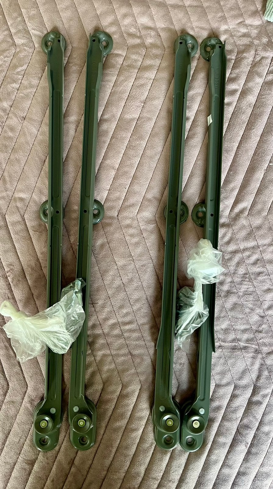 2 sets IKEA KOMPLEMENT uittrekrails – donkergrijs (58 cm), Ophalen, Zo goed als nieuw
