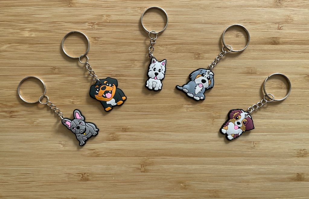 Honden sleutelhangers, Verzenden, Nieuw, Dier of Natuur