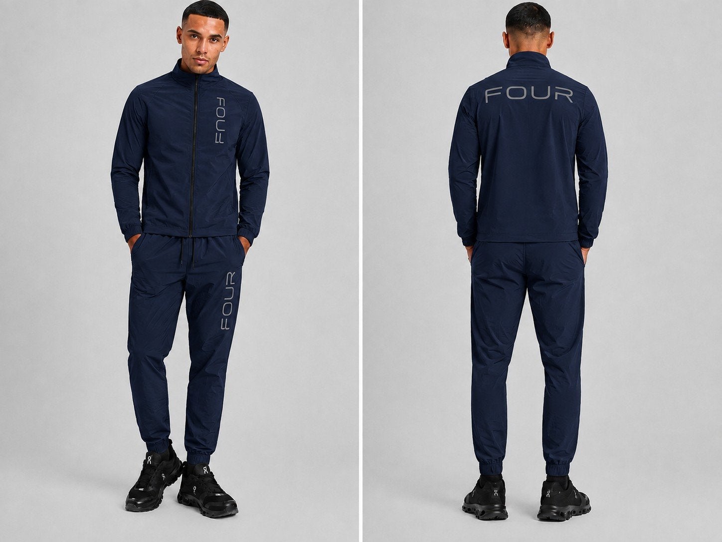 partij verkoop geen losverkoop joggingspakken merk FOUR, Ophalen of Verzenden, Nieuw, Overige maten, Zwart