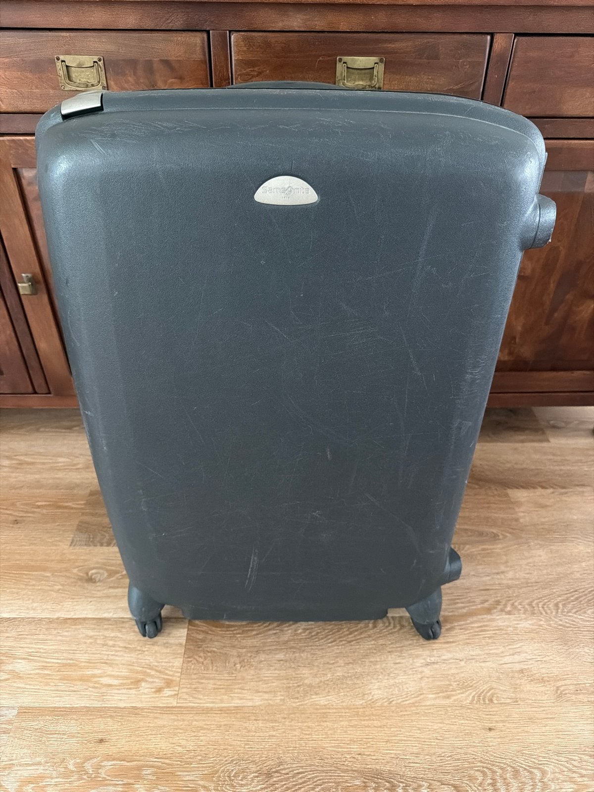 Samsonite Koffer - Grijs, Gebruikt, met 4 wielen, Ophalen, 30 cm of meer, Gebruikt, 60 tot 80 cm