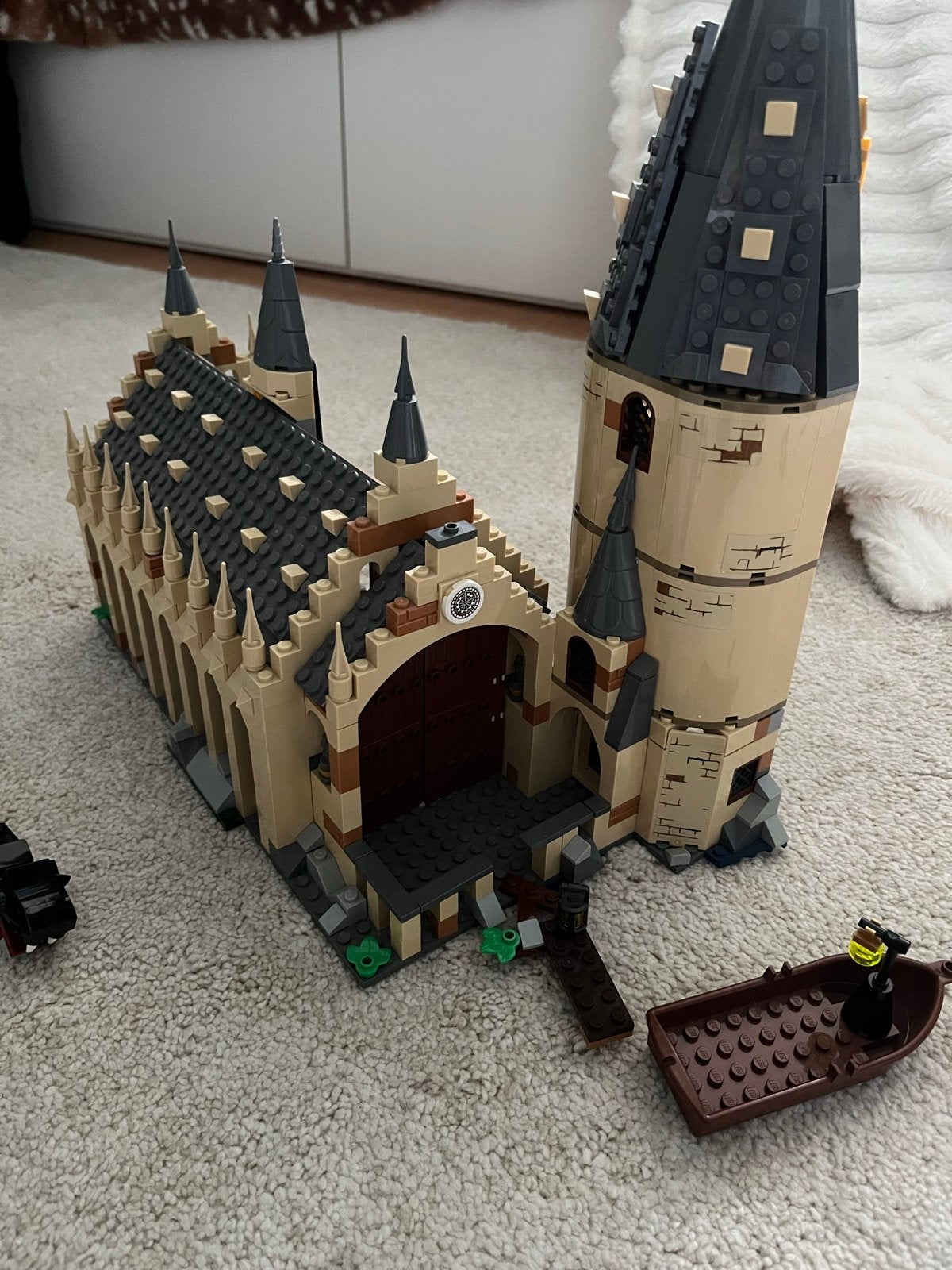 Lego Harry Potter Zweinstein Grote Zaal 75954 + 10 minifigur, Gebruikt, Lego, Harry Potter, Ophalen of Verzenden