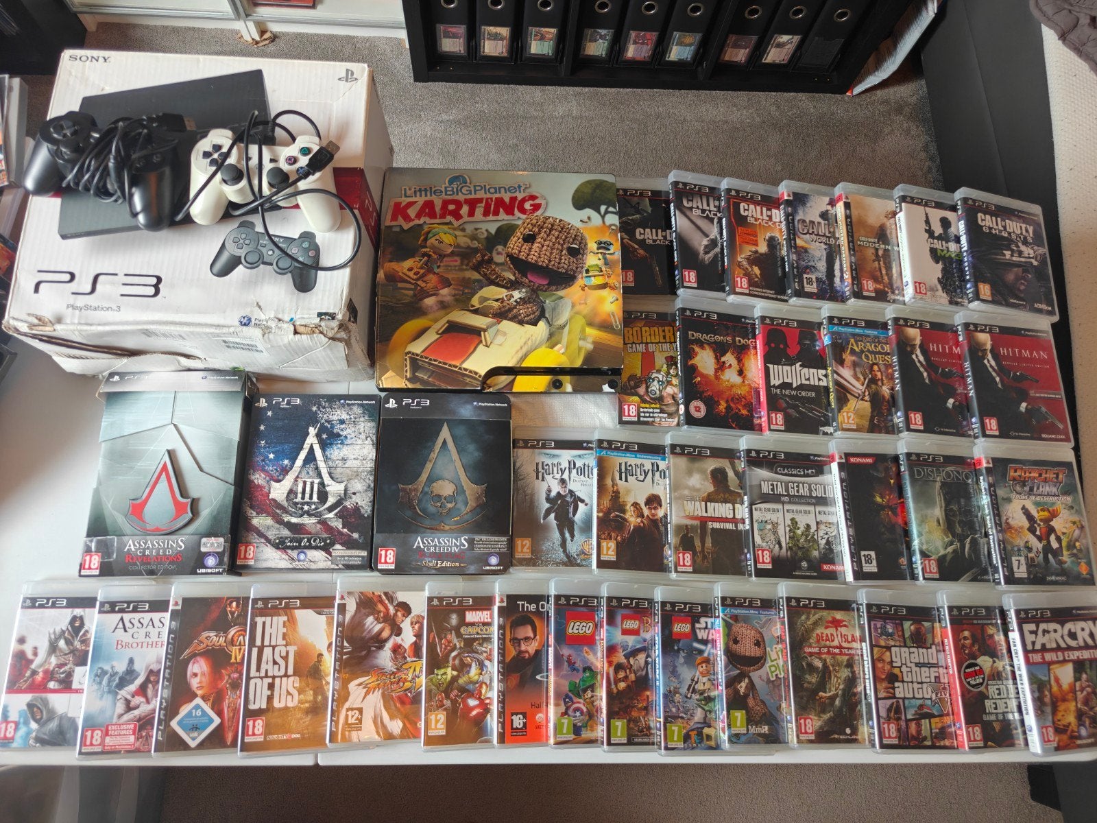 Playstation 3 PS3 met 2 controllers en veel top games, Met 2 controllers, Ophalen of Verzenden, 160 GB, Slim