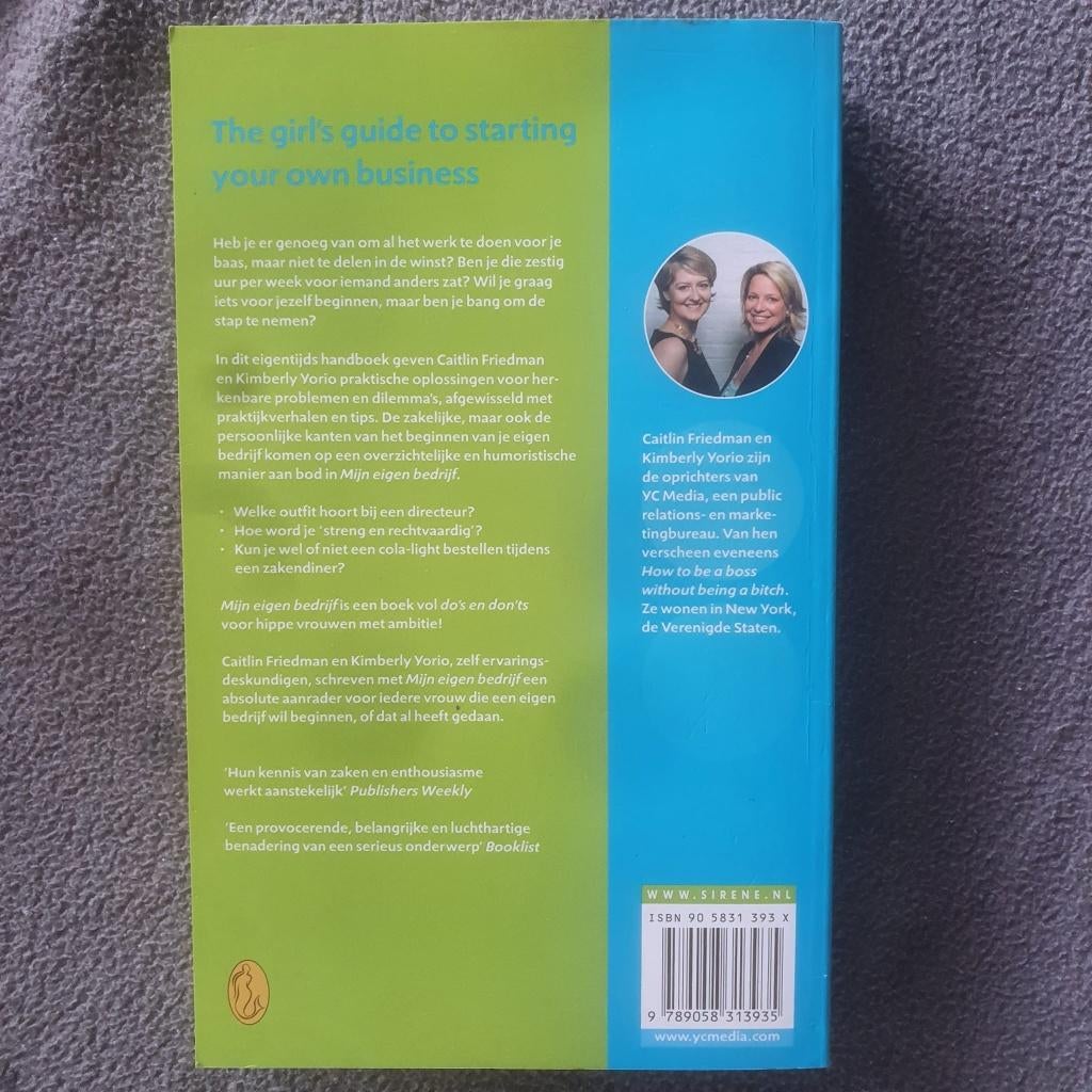 Mijn eigen bedrijf - Caitlin Friedman & Kimberly Yorio, Gelezen, Caitlin Friedman, Ophalen of Verzenden, Management
