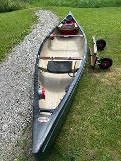 Old Town Canadese kano met accessoires, Watersport en Boten, Kano's, Ophalen, Gebruikt, Met peddels, Twee personen