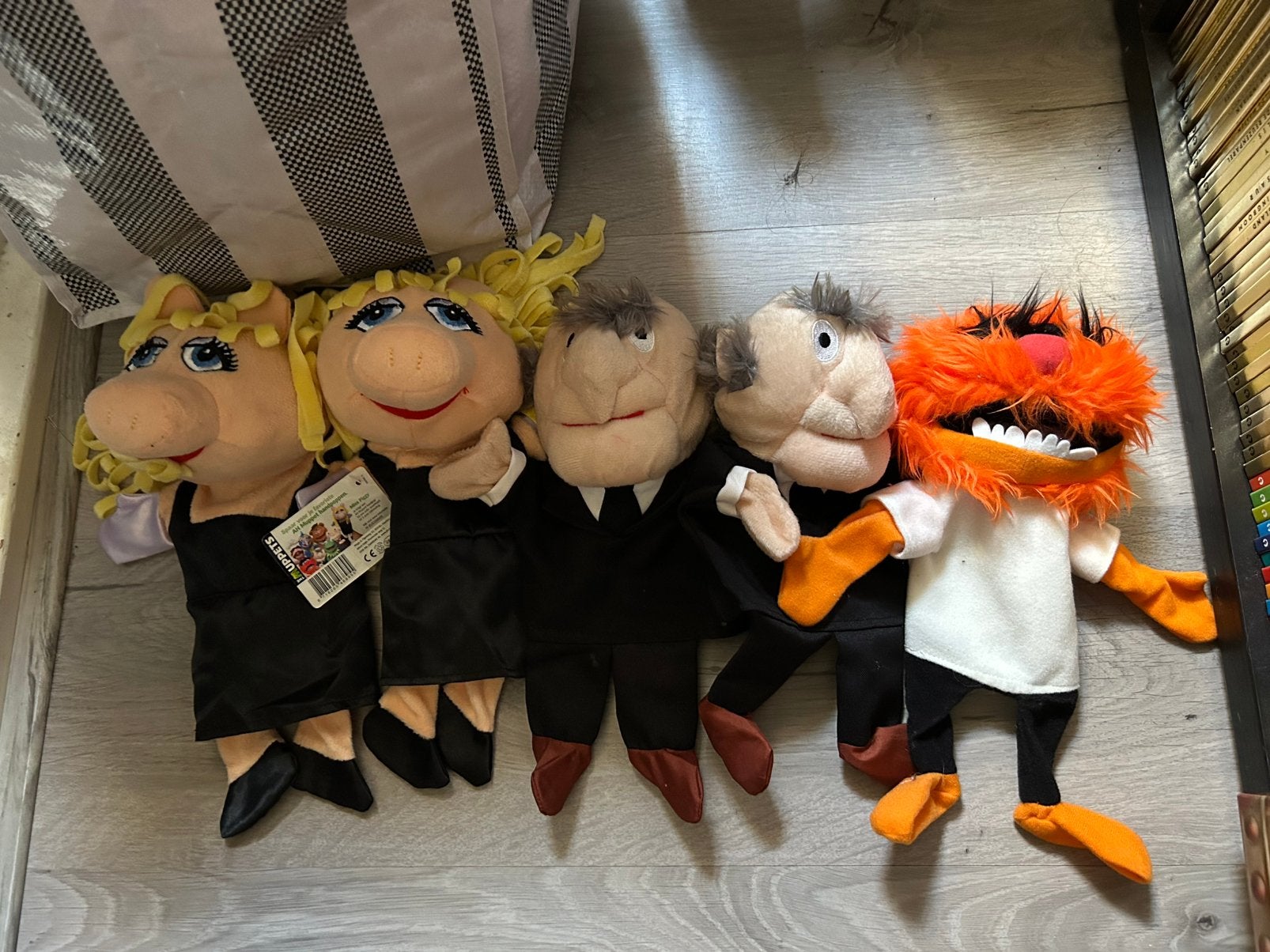 AH Muppets handpoppen 5 stuks, Verzamelen, Supermarktacties, Albert Heijn, Ophalen of Verzenden