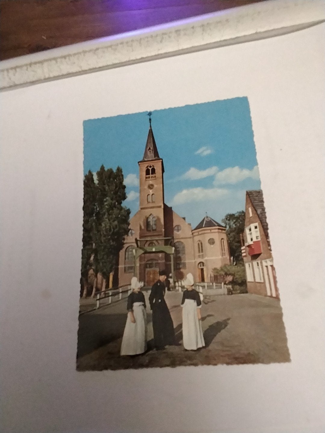 Oude Ansichtkaart Volendam - St. Vincentiuskerk, Ophalen of Verzenden, 1960 tot 1980, Gelopen, Noord-Holland