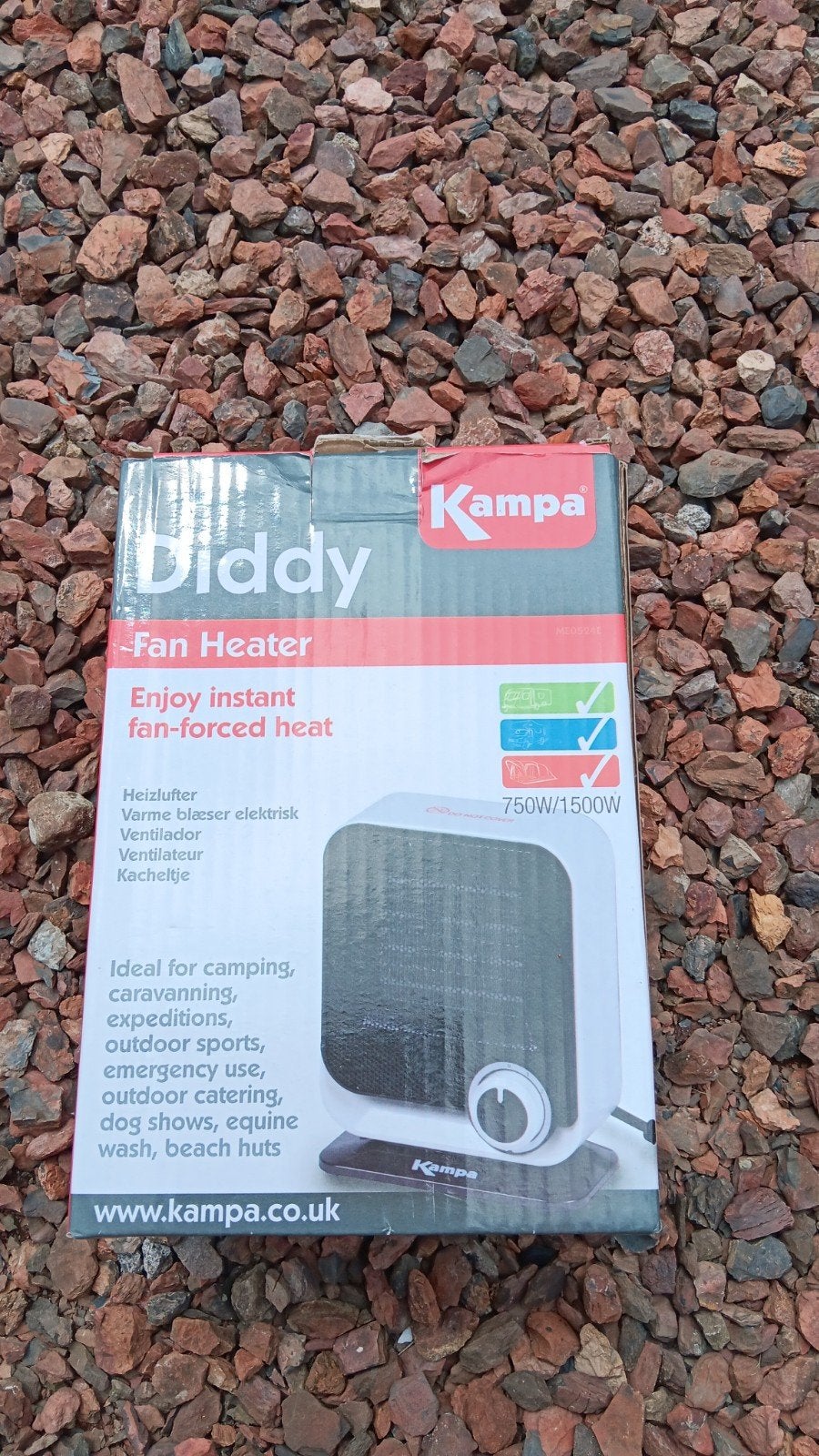Ventilator ideaal voor vakantie, Ophalen