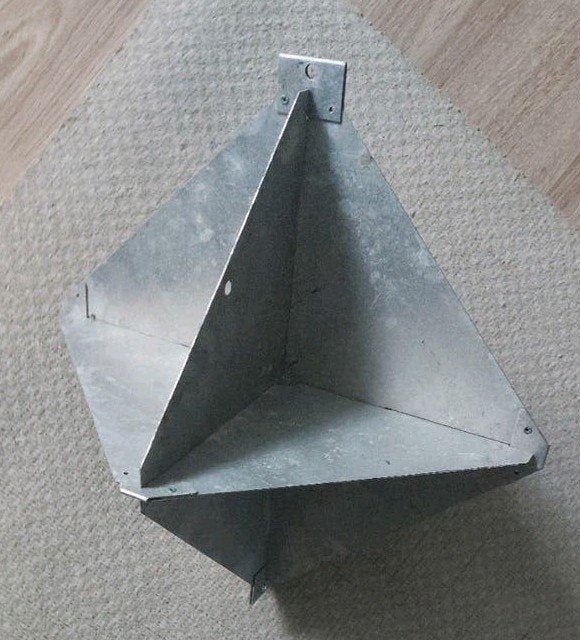 radar reflector 25cm aluminium, Watersport en Boten, Zeilen en Zeiltoebehoren, Ophalen, Gebruikt, Toebehoren, Minder dan 15 m²