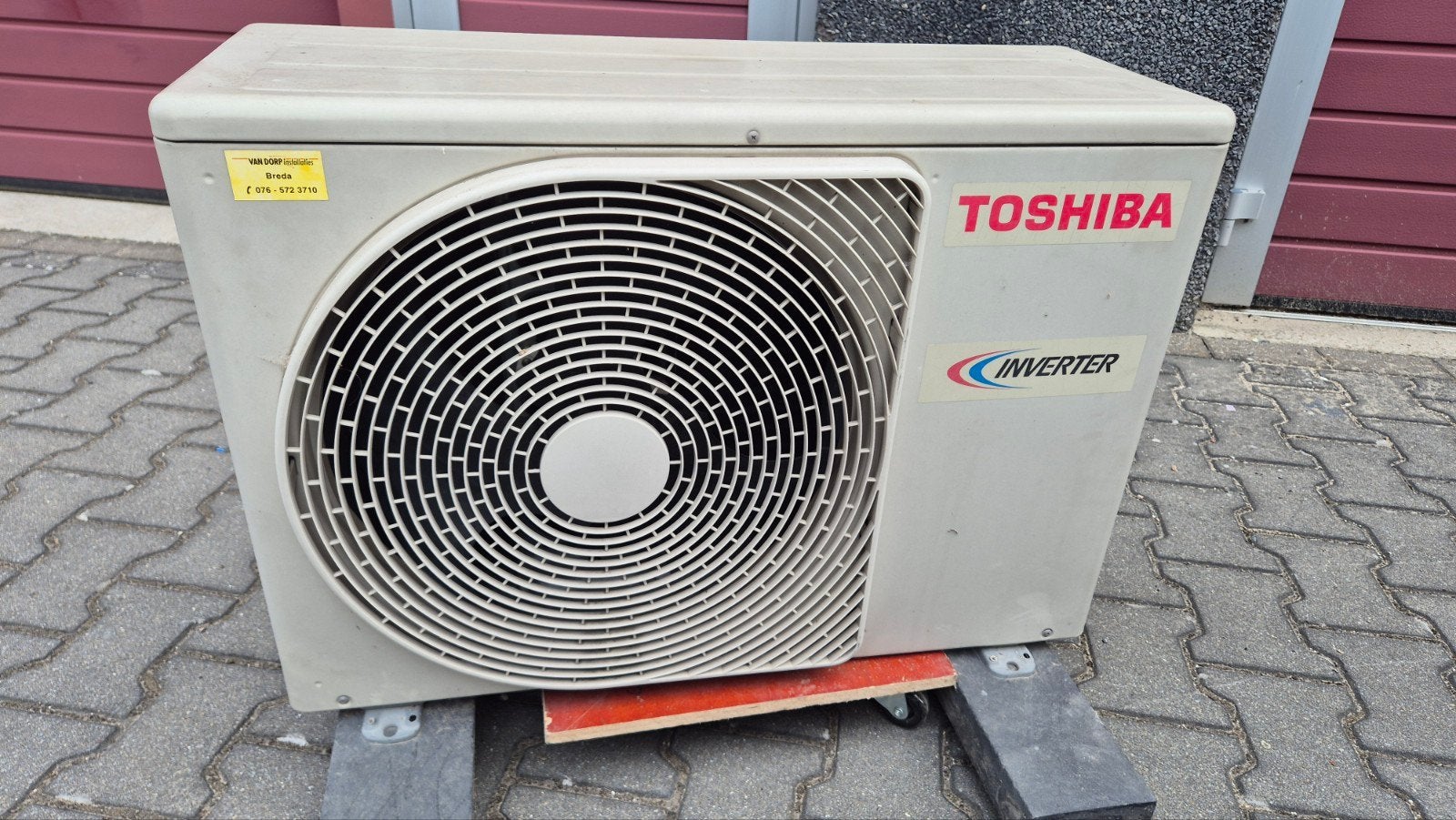 Toshiba Airconditioner RAS-10N3AV2-E met pomp, Ophalen, Gebruikt, Minder dan 60 m³, 3 snelheden of meer