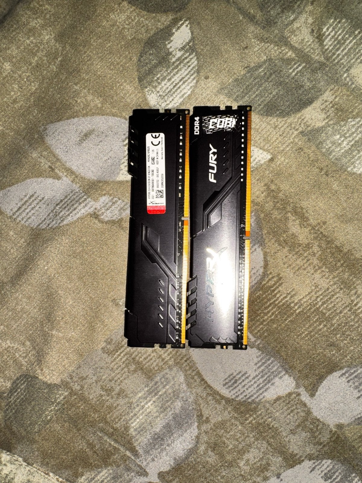 HyperX Fury DDR4 16GB (2x8GB) 3200MHz RAM Geheugen, Computers en Software, Ophalen, DDR4, Zo goed als nieuw, Desktop