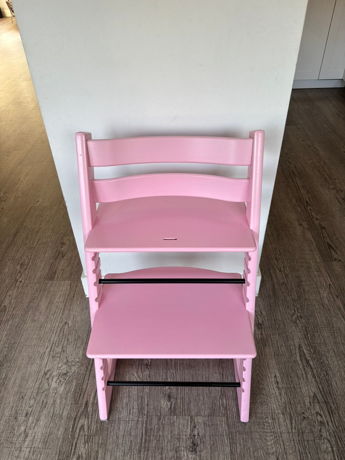 Roze Stokke Tripp Trapp kinderstoel, Ophalen, Zo goed als nieuw, Stoel(en)