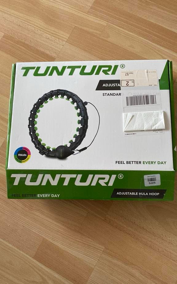 Tunturi hula hoop met gewicht, Sport en Fitness, Ophalen of Verzenden, Met gewicht, Zo goed als nieuw, Fitness hoelahoep
