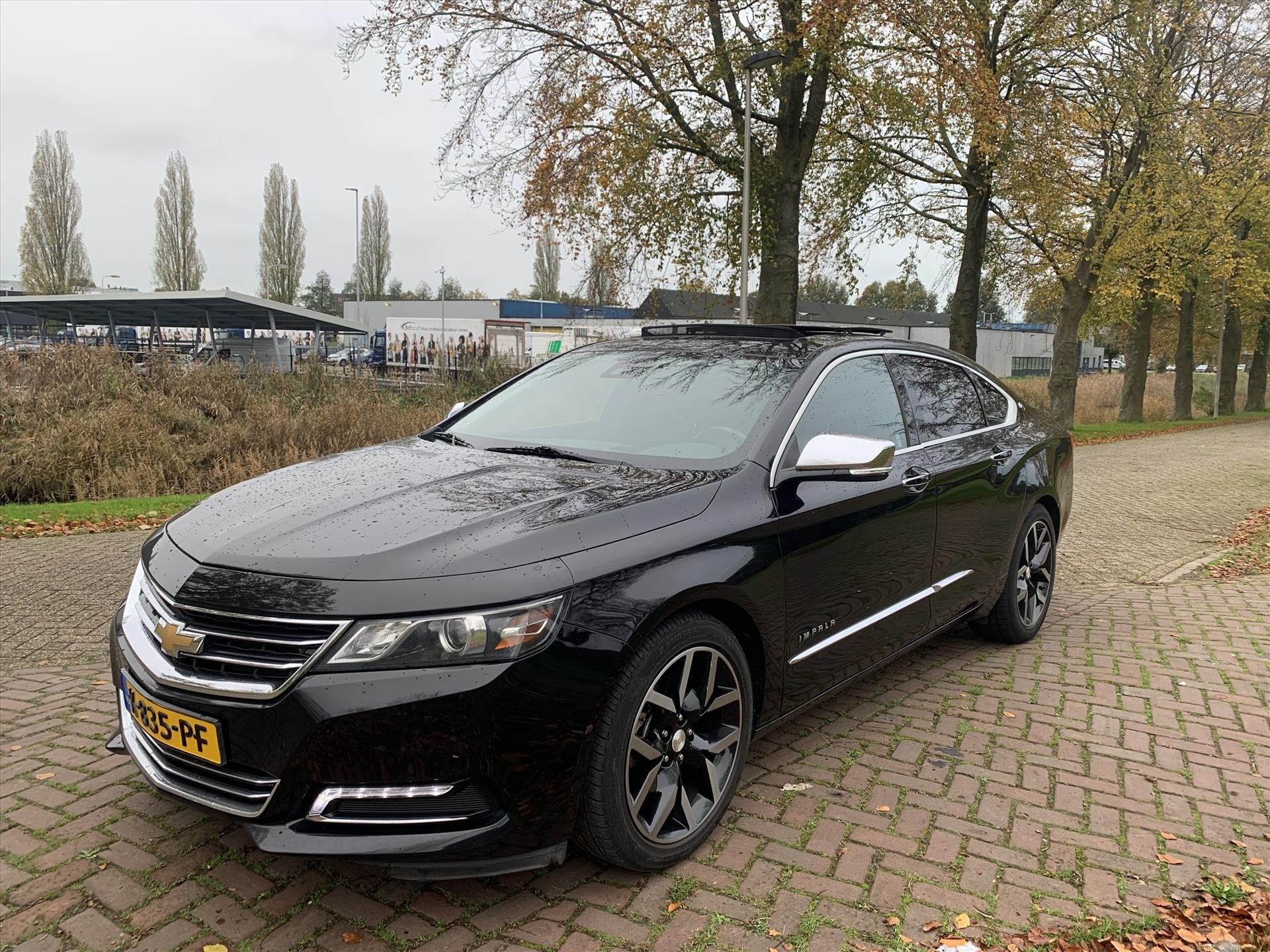 Chevrolet Impala LTZ AUTOMAAT LEER ZEER UNIEKE AUTO, Auto's, Chevrolet, Automaat, Gebruikt, Zwart, Bedrijf