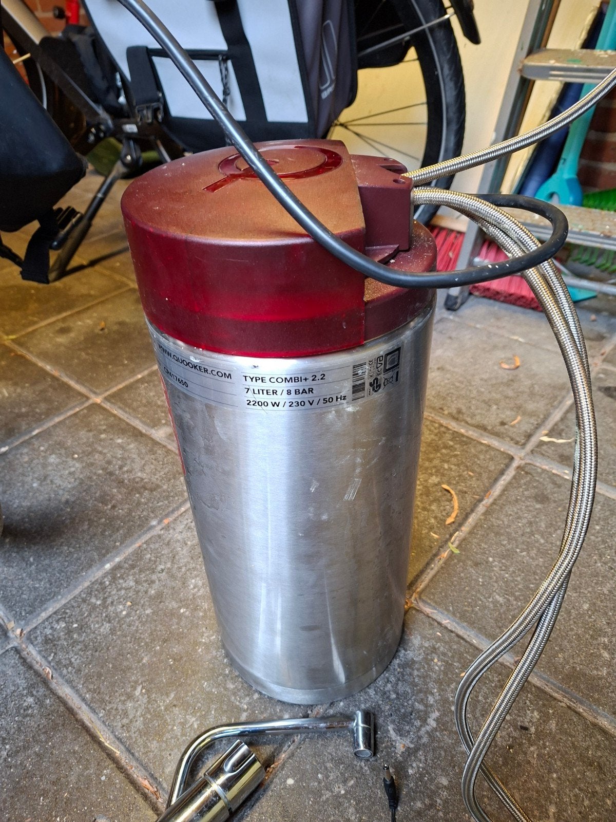 Quooker Combi+ 2.2 7 liter boiler met kraan, Ophalen, Gebruikt