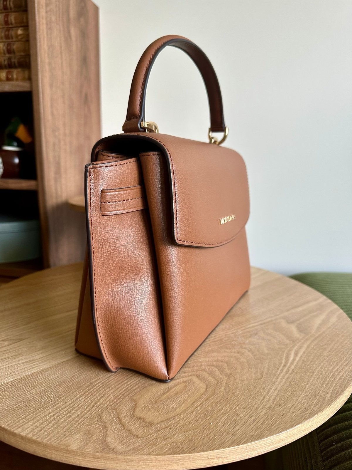 Michael Kors Rochelle Handtas Bruin, Ophalen of Verzenden, Zo goed als nieuw, Bruin, Handtas