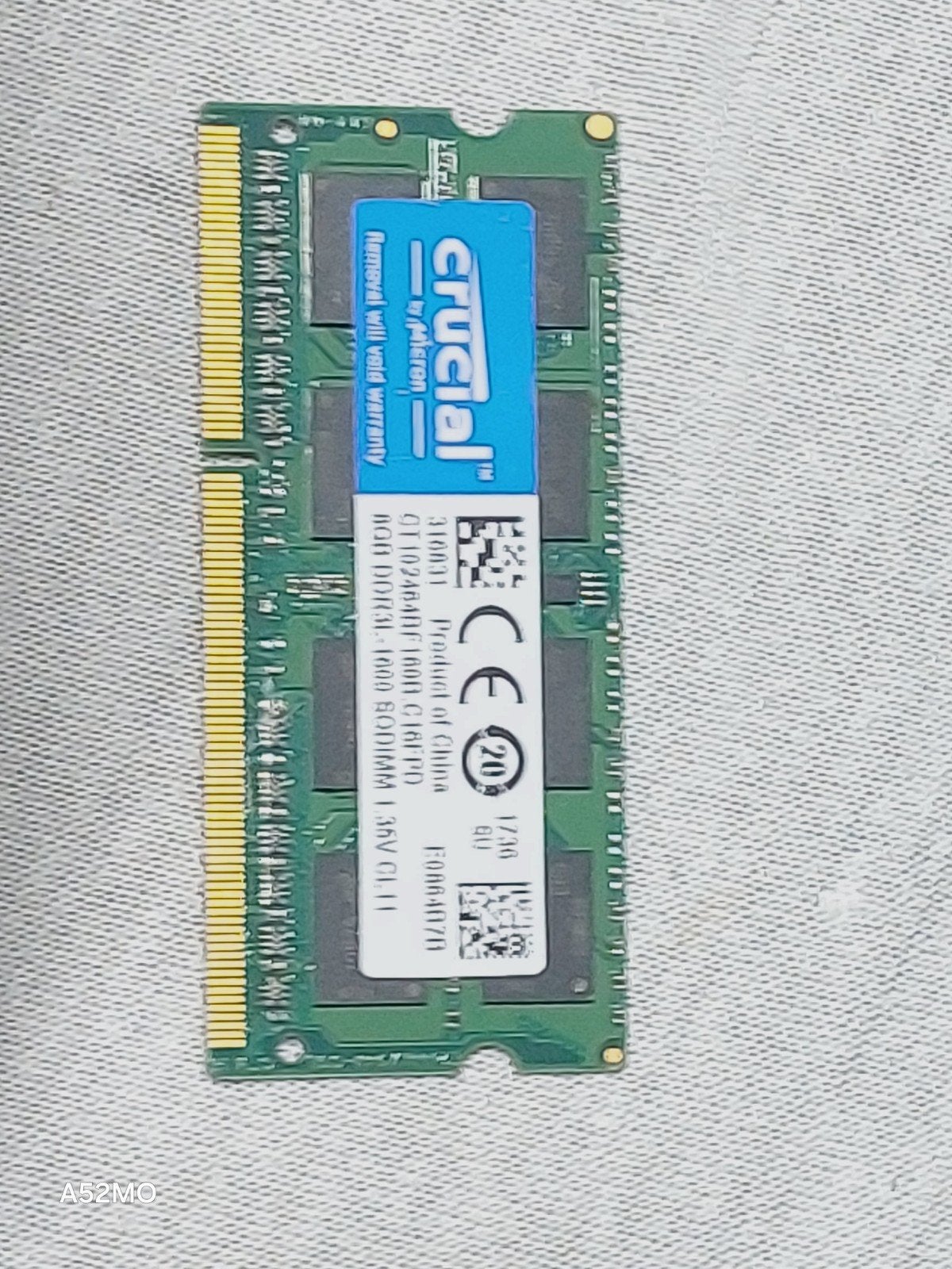 Crucial DDR3L 8GB SODIMM Laptop Geheugen, Computers en Software, Gebruikt, 8 GB, DDR3, Ophalen of Verzenden