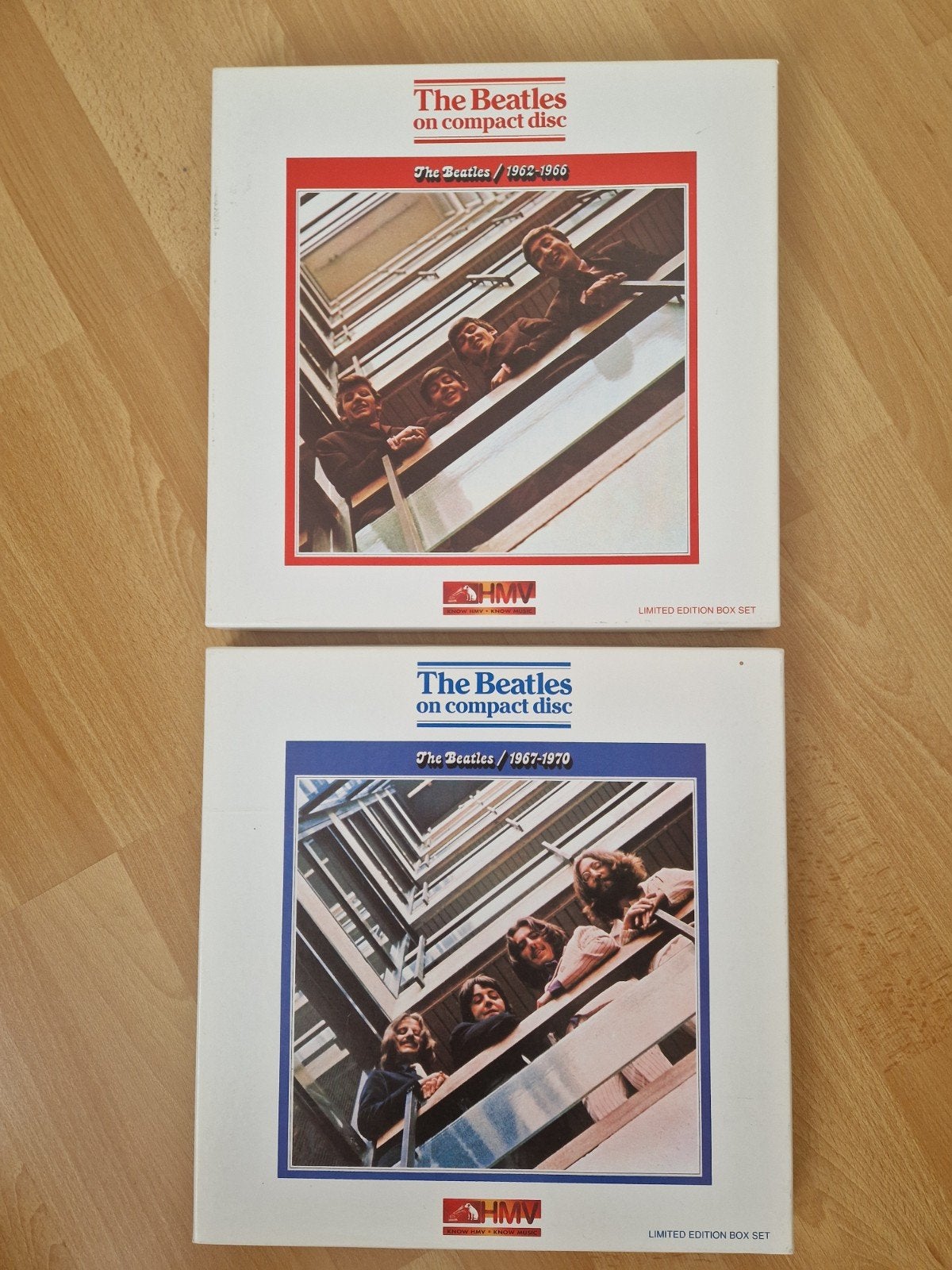 The Beatles 1962-1966 & 1967-1970 HMV Limited Edition Boxset, Ophalen of Verzenden, Zo goed als nieuw