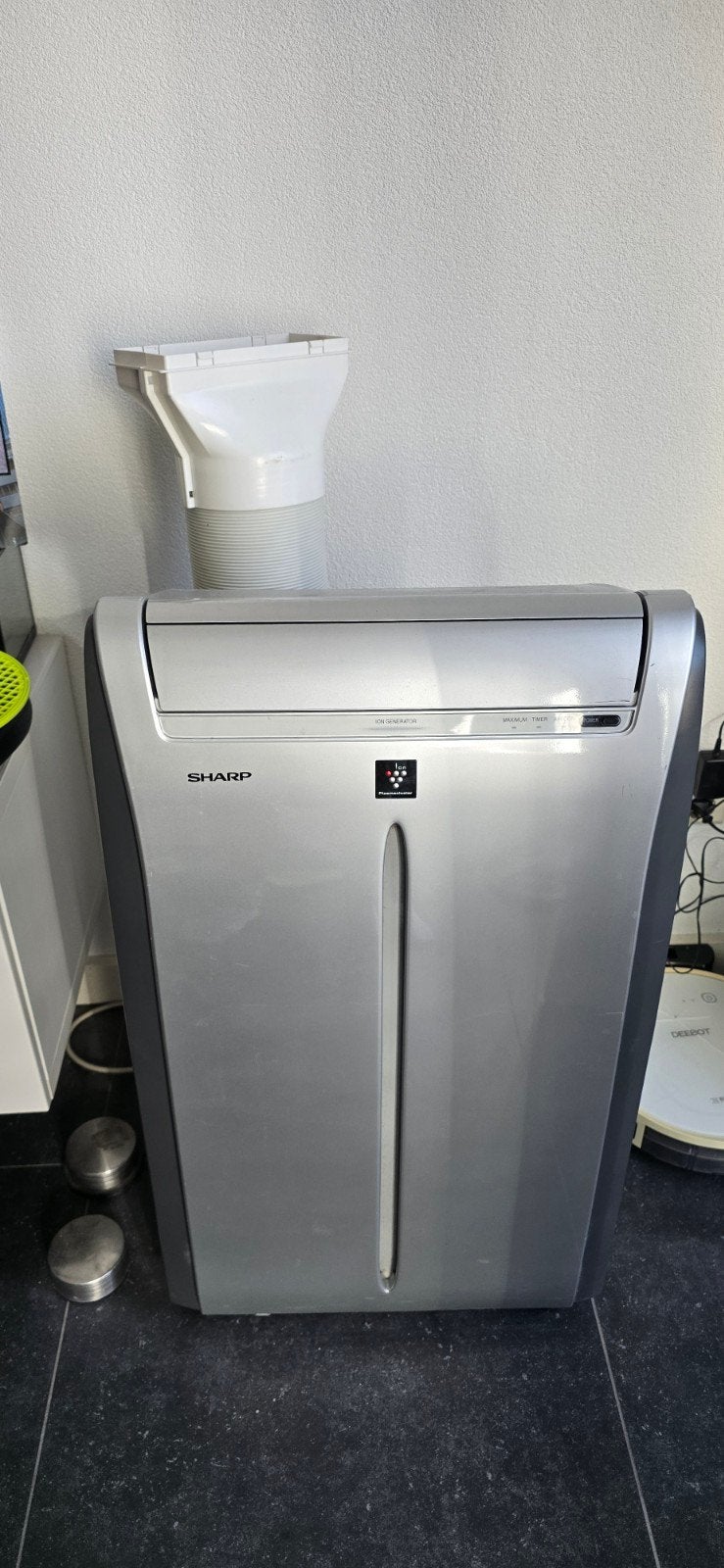 Sharp Mobiele Airco - Perfect voor verkoeling, Minder dan 60 m³, 3 snelheden of meer, Ophalen of Verzenden, Zo goed als nieuw