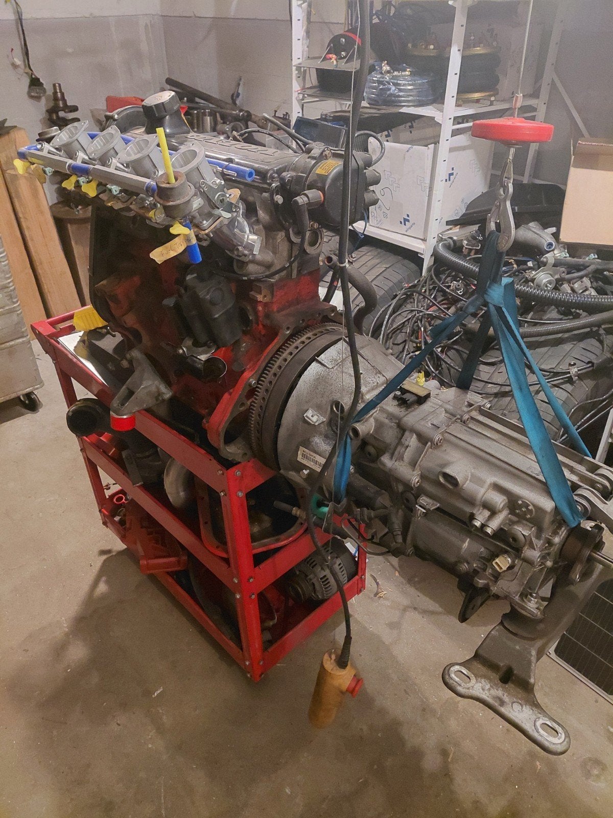 2x Volvo B230FK motoren met BMW 6-bak ombouwproject, Ophalen, BMW