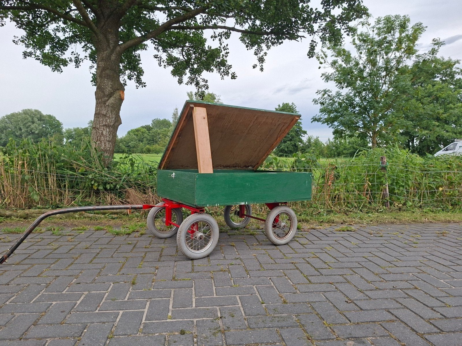 mooie fietskar, Ophalen, Kinderkar