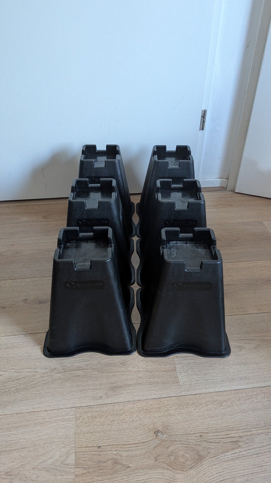 Vitility bedverhogers 6 stuks 25cm, Diversen, Ophalen of Verzenden, Gebruikt