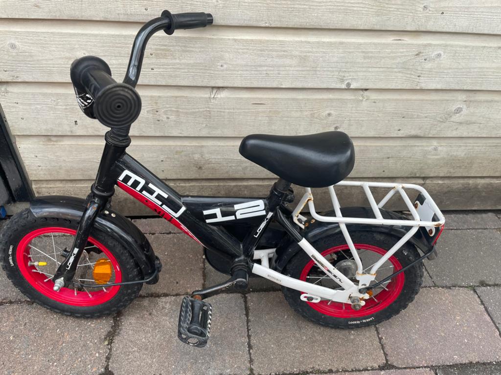 Loekie Fietsje 12 inch, Fietsen en Brommers, Fietsen | Kinderfietsjes, Ophalen, Zo goed als nieuw, Minder dan 16 inch