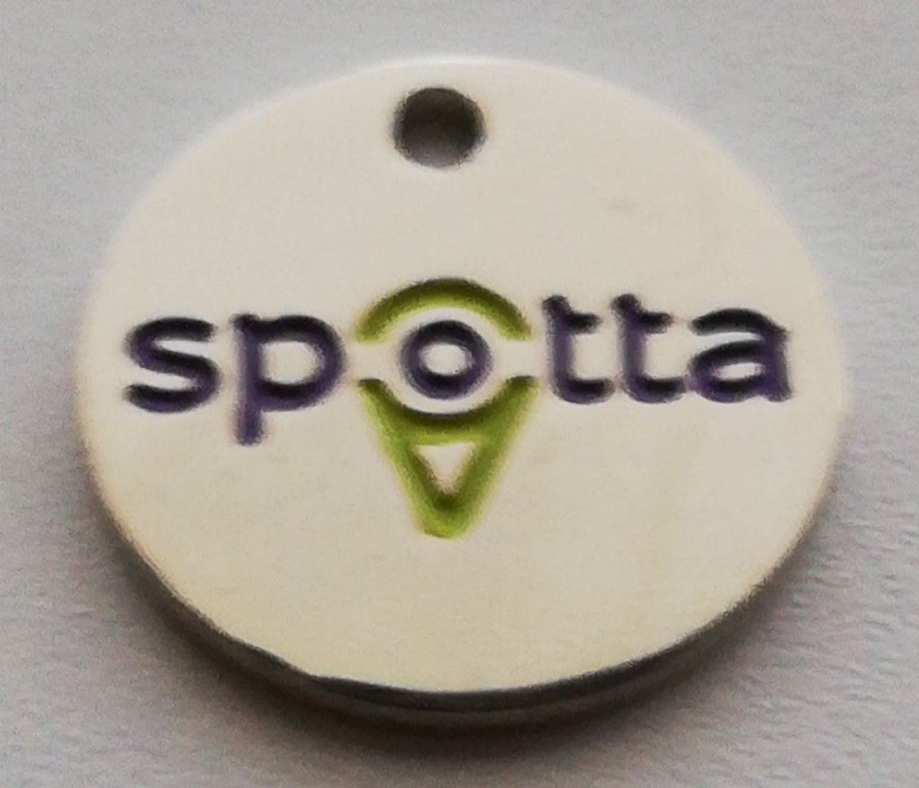 Winkelwagenmuntje van Spotta reclamefolders, Ophalen of Verzenden
