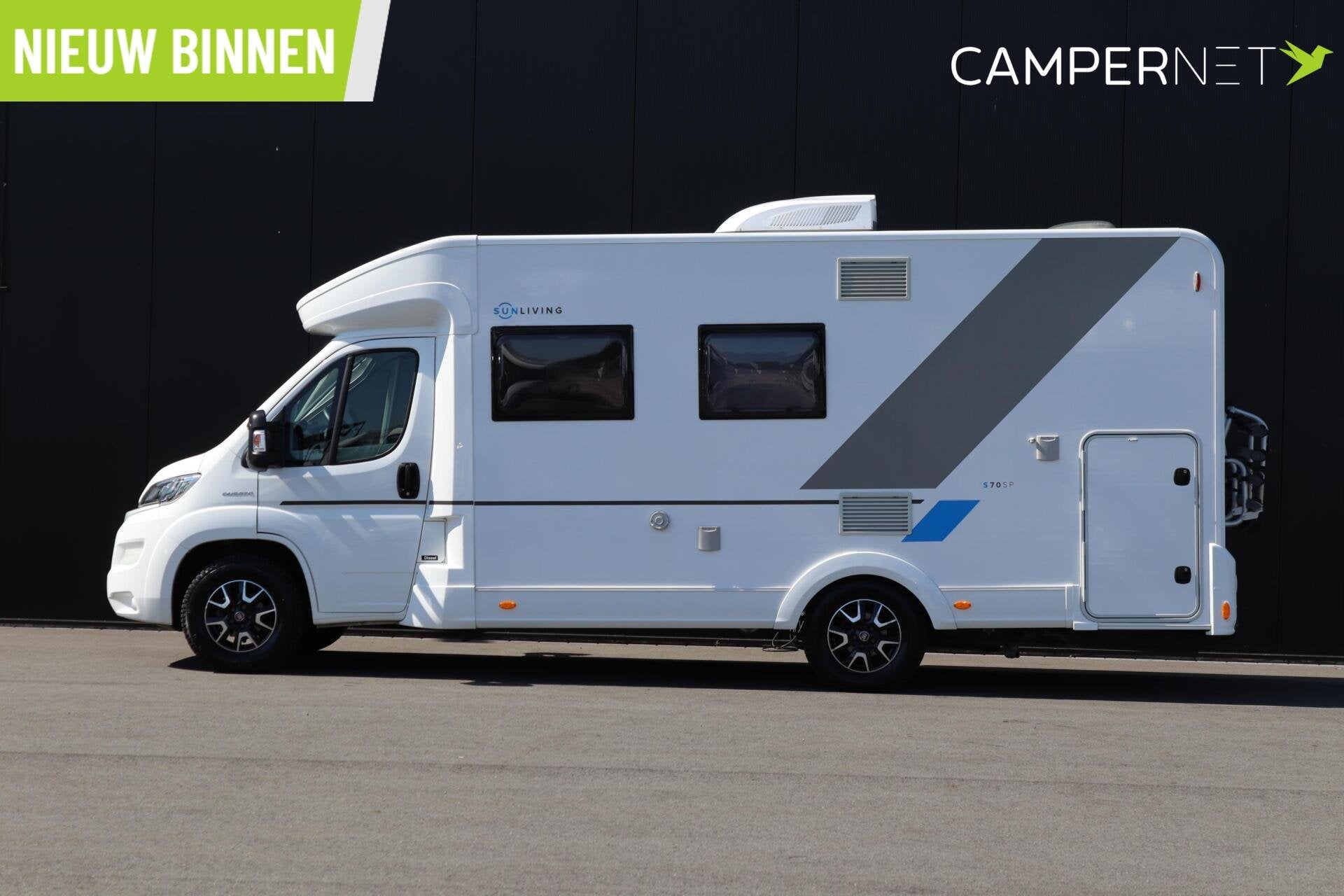 Sun living S-SERIES S 70 SP 2.3 Multijet 150pk | Dak airco |, 6 tot 7 meter, Bedrijf, Elektrische ramen, Achteruitrijcamera