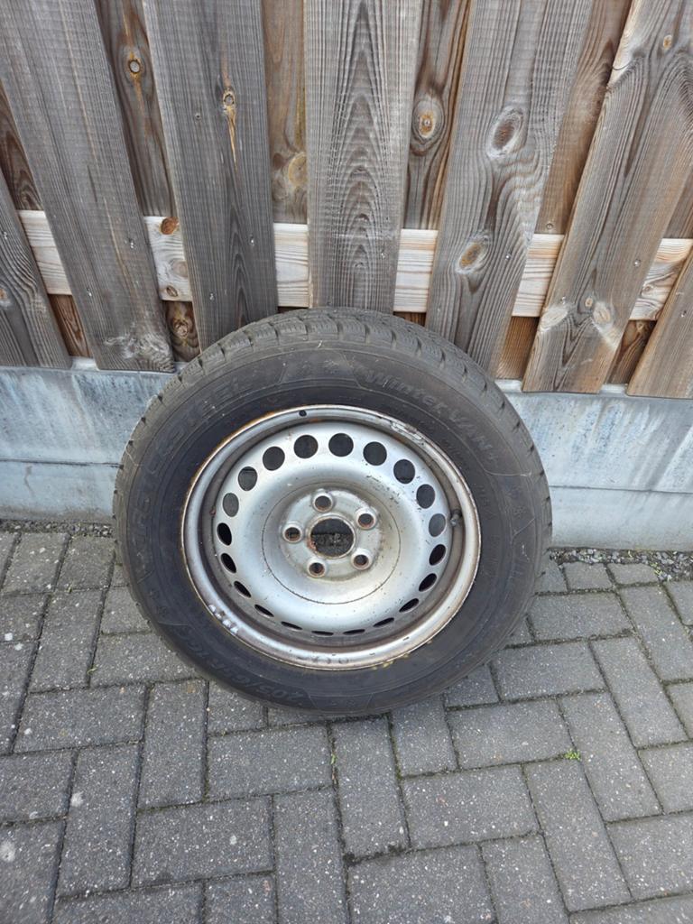 Winterband met velg. 1 stuks. Nieuw profiel., Ophalen of Verzenden