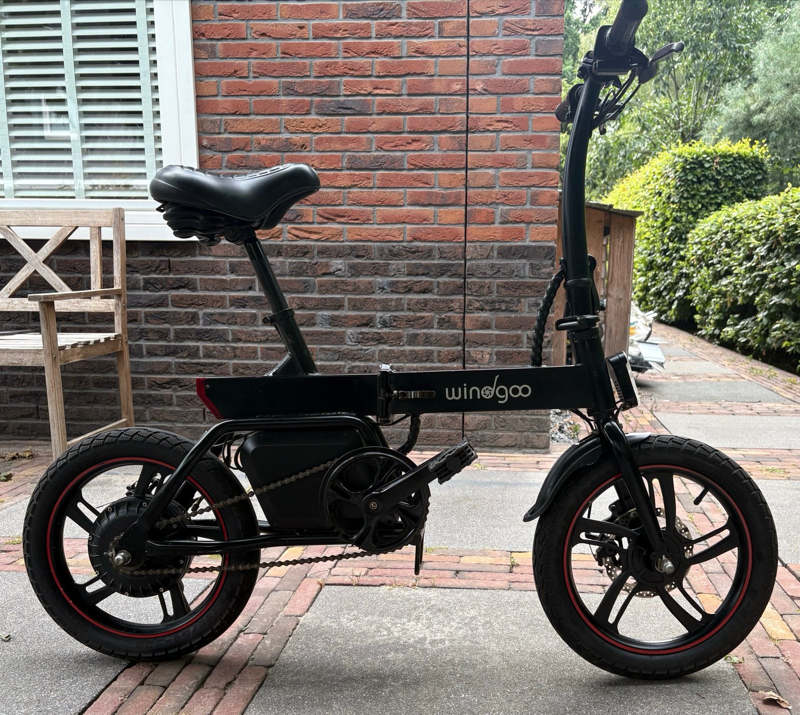 Windgoo B20 pro opvouwbare elektrische fiets, Minder dan 30 km per accu, Gebruikt, Minder dan 47 cm, Ophalen