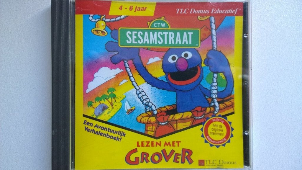 Sesamstraat - Lezen Met Grover, Educatief, 6 tot 9 jaar, Ophalen of Verzenden, Zo goed als nieuw