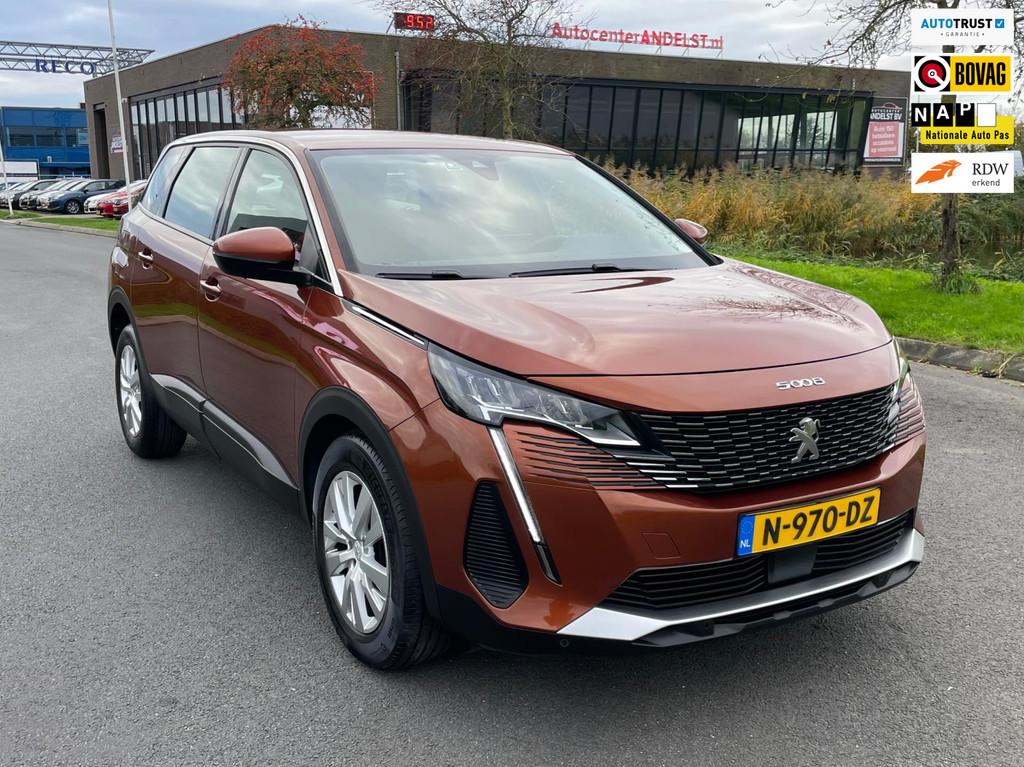 Peugeot 5008 1.2 PureTech Blue Lease Active Aut, Cam, Navi,, Stof, Gebruikt, Euro 6, 1199 cc
