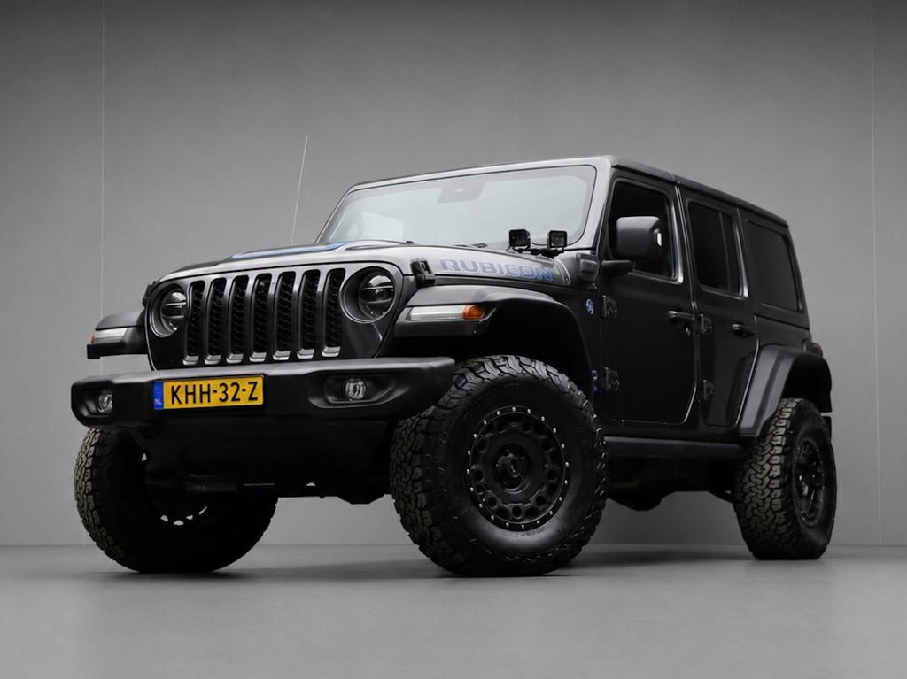Jeep Wrangler Unlimited 4xe 380 Rubicon (APPLE CARPLAY,HARDT, Auto's, Jeep, Automaat, Parkeersensor, 4 cilinders, Cabriolet