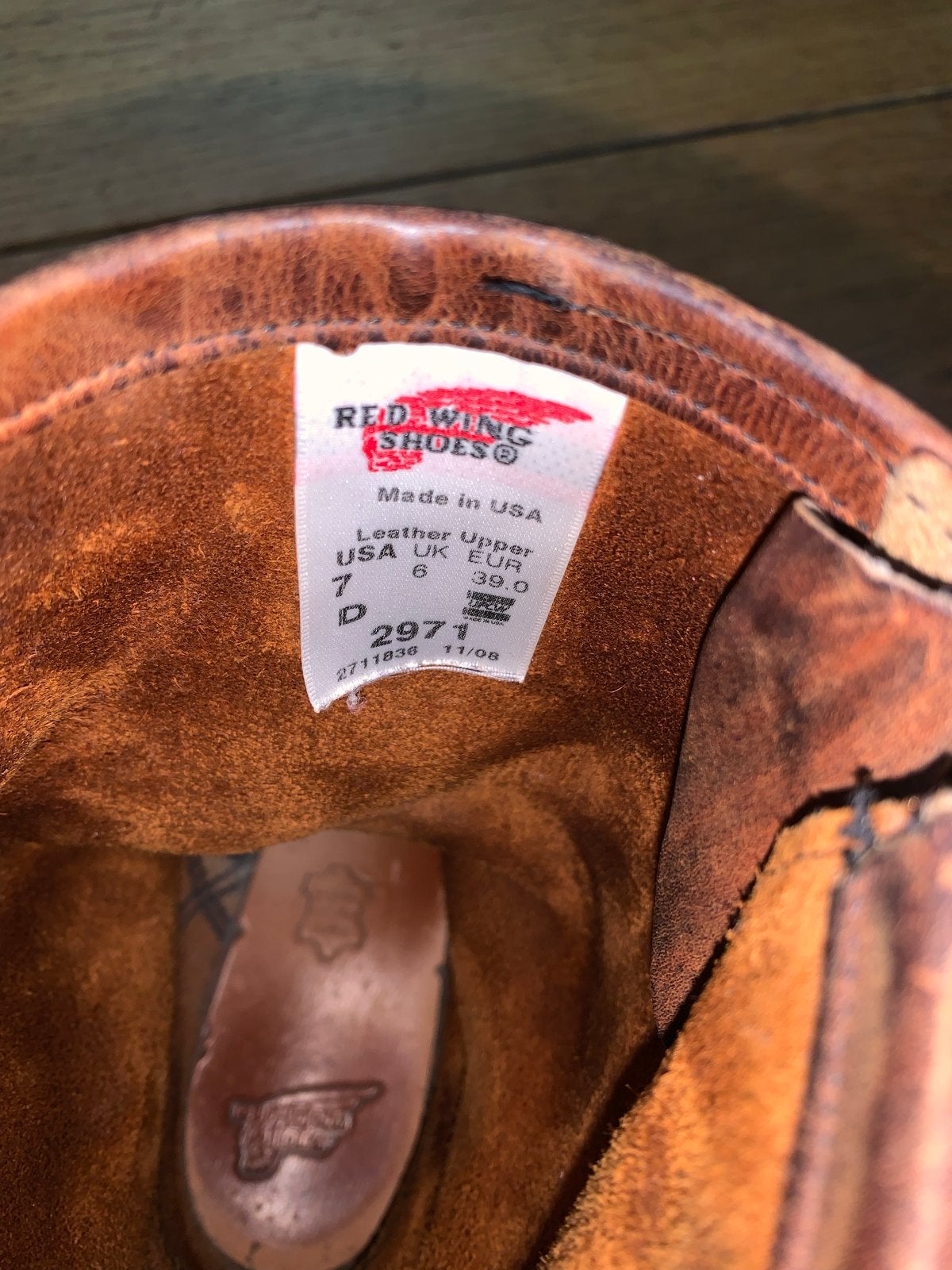 Red Wing Shoes Engineer Boots Dames - Maat 39, Bruin, Lage of Enkellaarzen, Ophalen of Verzenden, Zo goed als nieuw