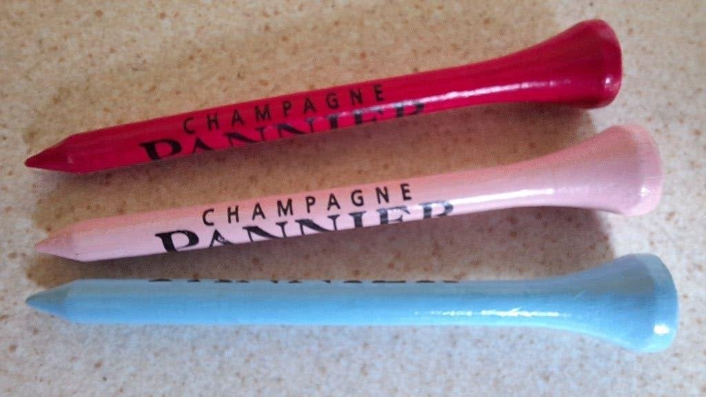 3 golftees   Champagne Pannier !, Ophalen of Verzenden, Nieuw, Overige typen, Overige merken