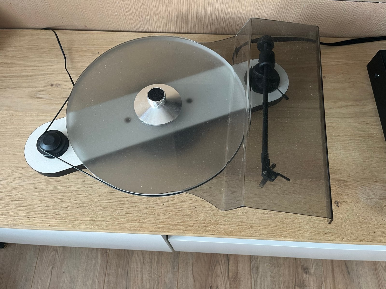 Pro-Ject Elemental Platenspeler met Acryl Plateau, Audio, Tv en Foto, Overige merken, Automatisch, Ophalen of Verzenden, Zo goed als nieuw