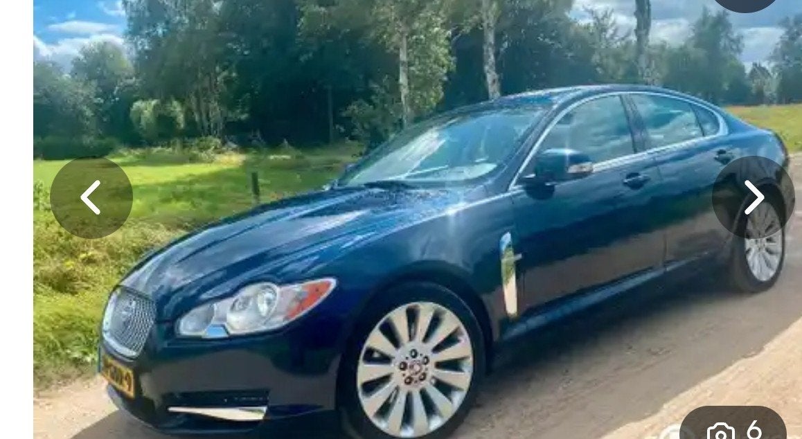 Jaguar XF 3.0 V6 AUT 2008 Blauw, automaat, Auto's, Jaguar, Particulier, XF, Benzine, E, Sedan, Automaat, Origineel Nederlands