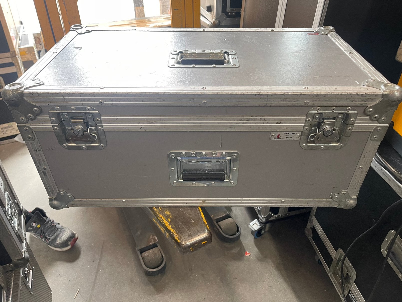 AUDIPACK FLIGHTCASE 74x40cm 24+6cm Hoog Klapdeksel TOP CASE, Ophalen, Gebruikt, Overige instrumenten, Flightcase