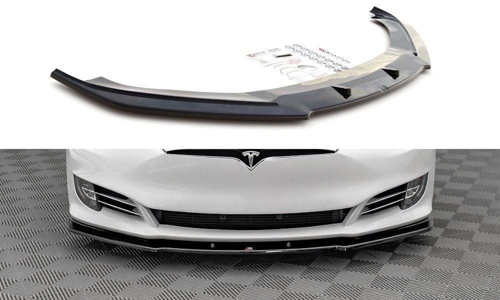 Voorlip sideskirt diffuser - Tesla Model S Facelift 16-20, Ophalen of Verzenden