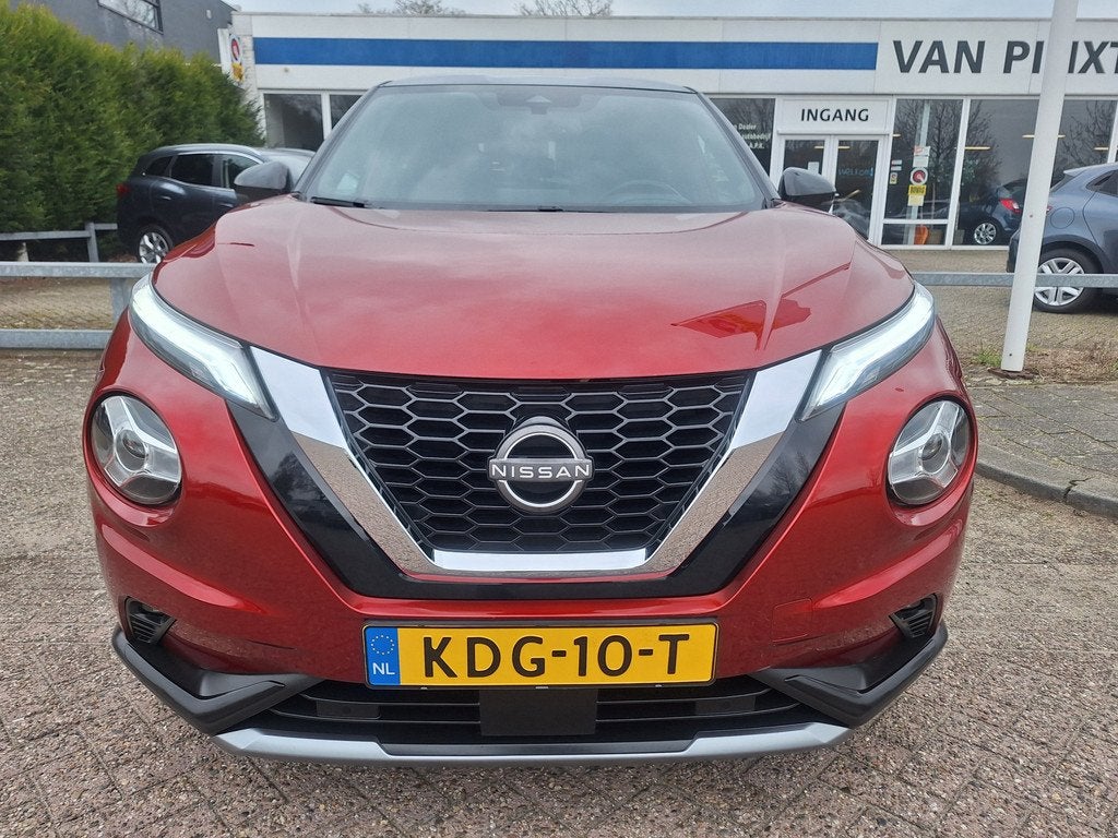 Nissan Juke 1.0 DIG-T N-DESIGN 7x OP VOORRAAD ! CLIMA/NAVI/C, Auto's, Nissan, Voorwielaandrijving, Euro 6, Bedrijf, Handgeschakeld