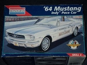 Bouwdoos 1964 Mustang Indy Pace Car Monogram, Auto, Groter dan 1:32, Nieuw, Ophalen of Verzenden