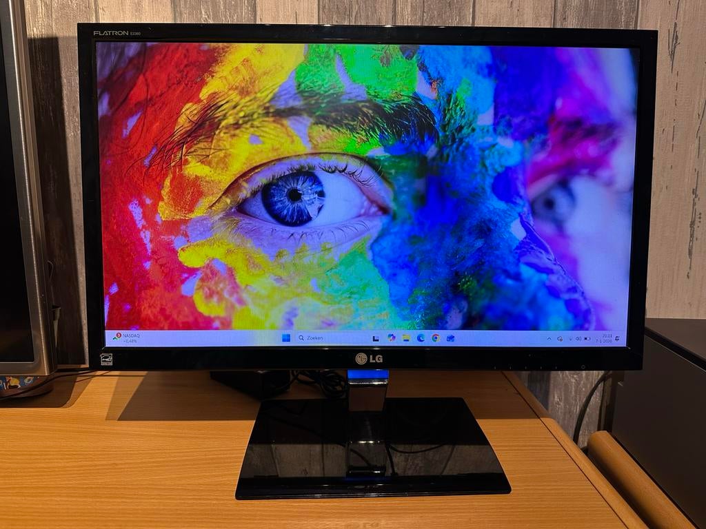 LG | 23 inch monitor, Gebruikt, Hoofdtelefoonaansluiting, Full HD, LED