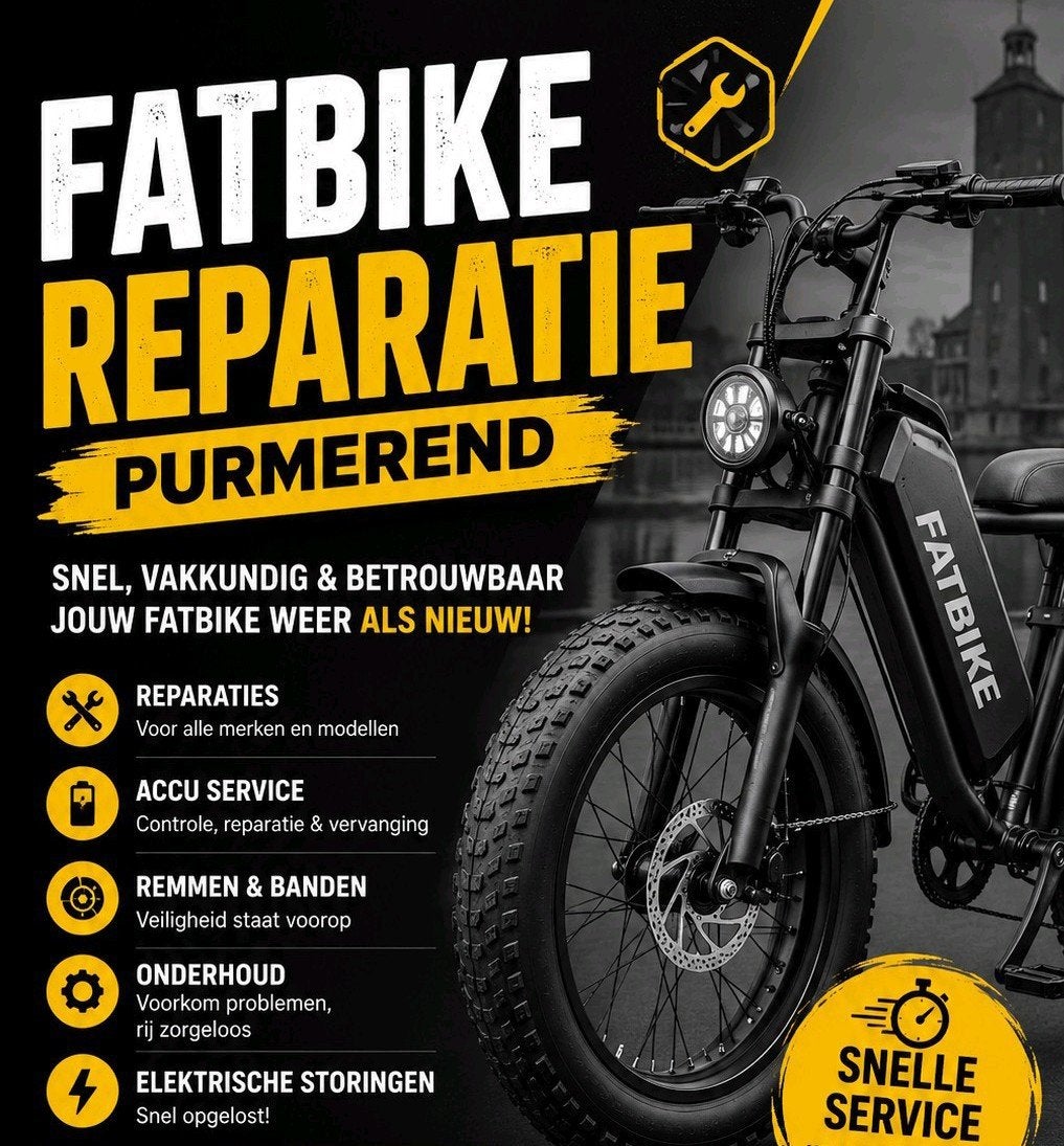 fatbike reparatie purmerend, Fietsen en Brommers, Elektrische fietsen, Ophalen