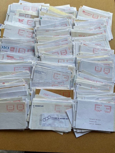 800 FRAMA/ATM STEMPELS NEDERLAND, Verzenden, Envelop