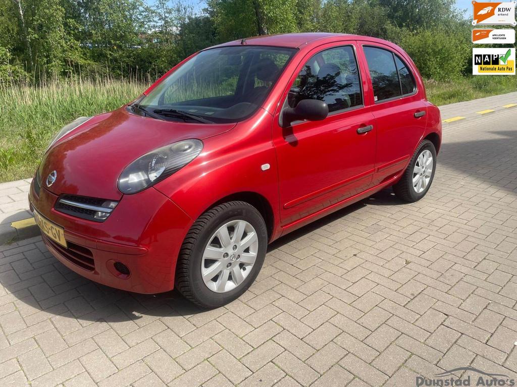 Nissan Micra 1.2 Acenta 5drs/Airco/PDC/1ste Eig/Zeer netjes, Voorwielaandrijving, Multifunctioneel stuurwiel, 4 cilinders, Origineel Nederlands