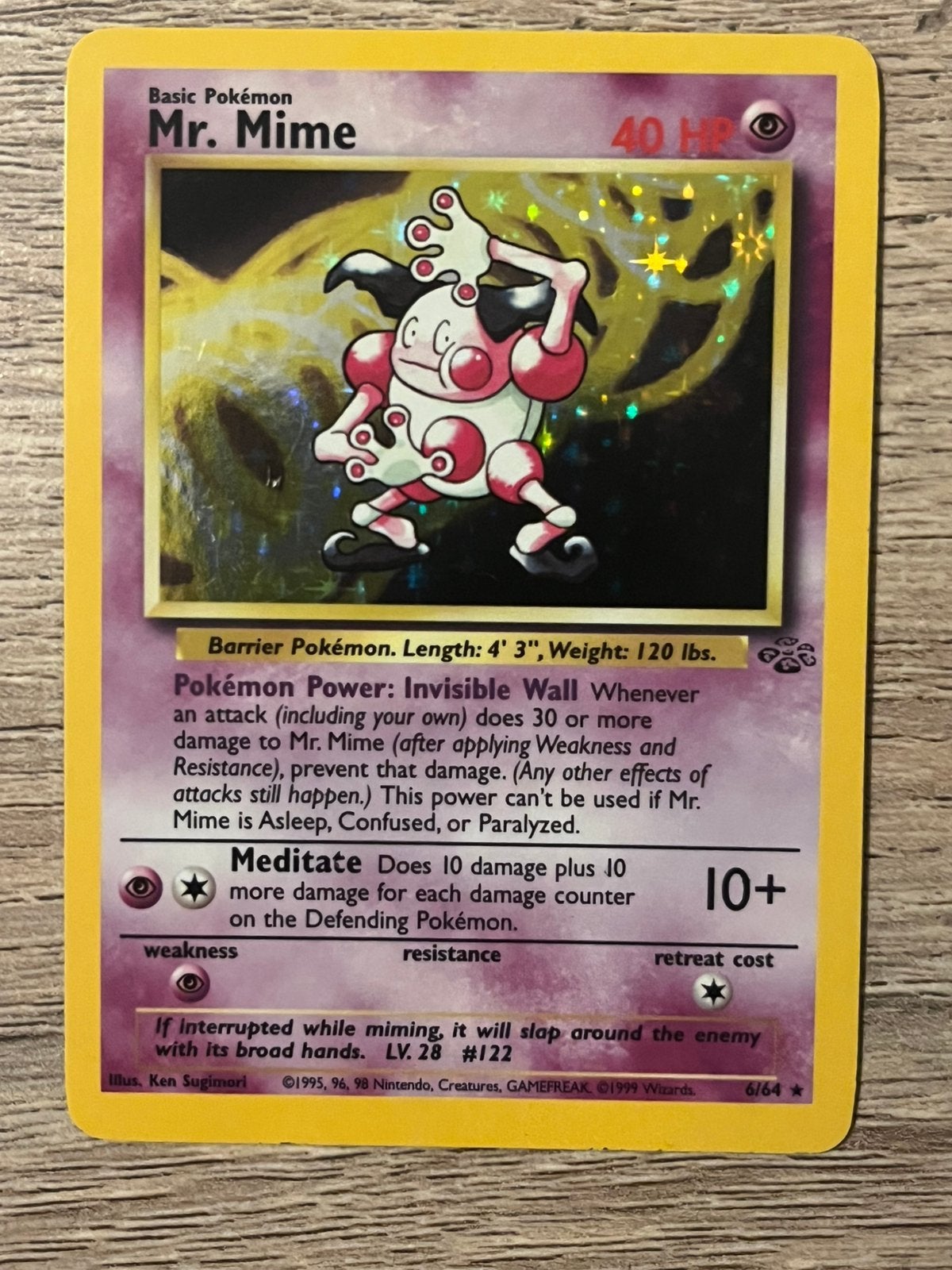 Mr. Mime - Jungle (6/64) - Pokemon Kaart, Ophalen of Verzenden, Zo goed als nieuw