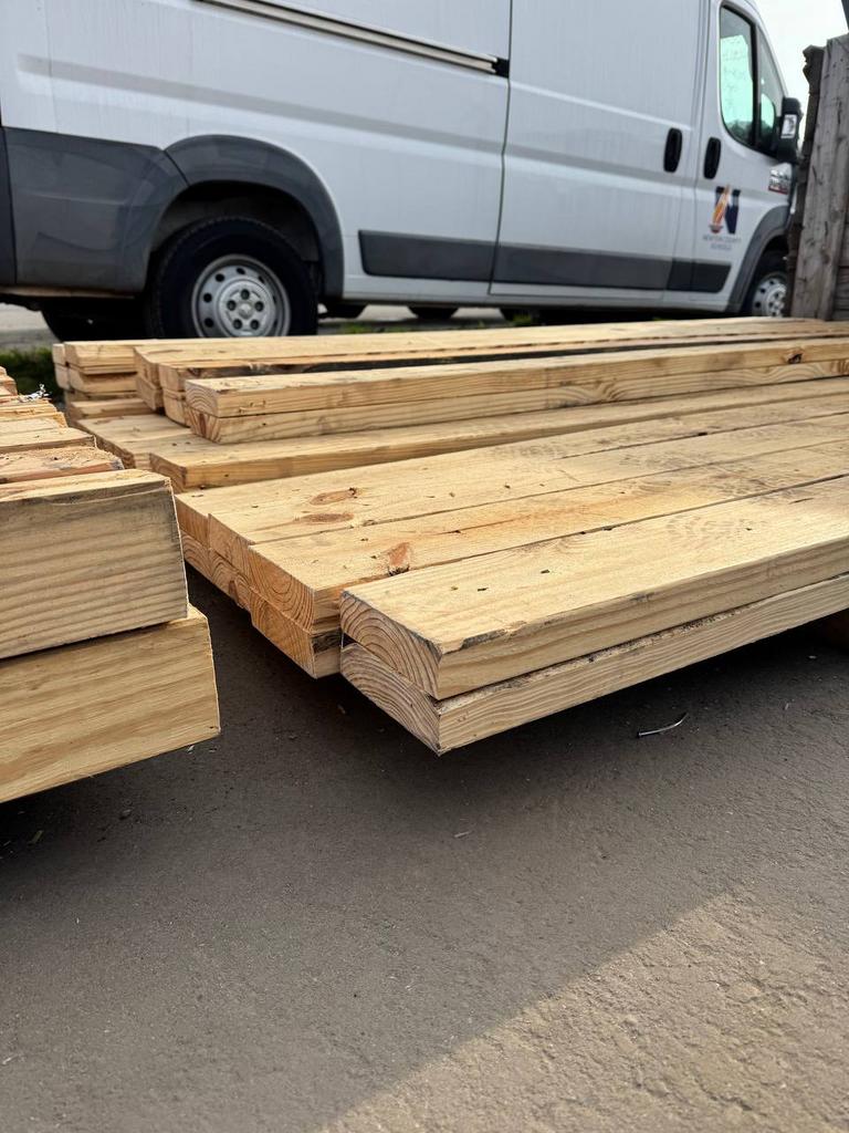 Houten balken, Tuin en Terras, Palen, Balken en Planken, Ophalen of Verzenden, Zo goed als nieuw, 250 cm of meer, Balken