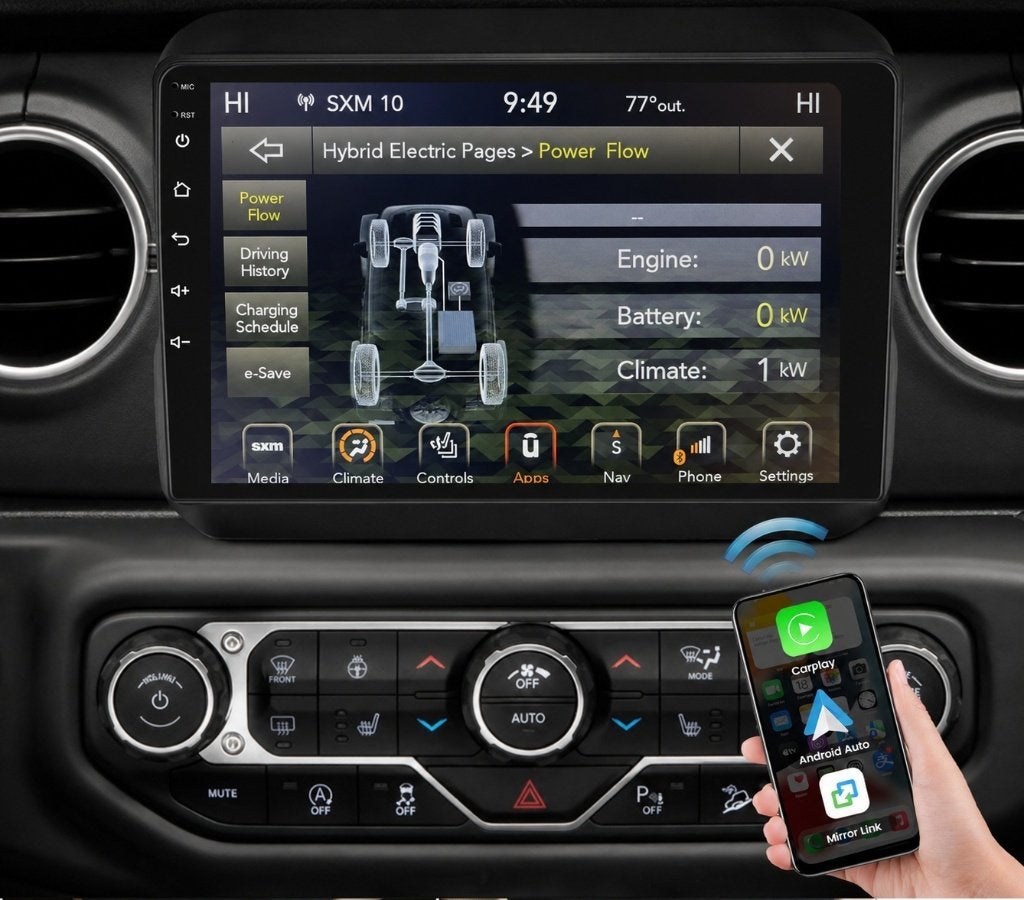 Android 16 Radio Navigatie Jeep Wrangler 2021 apple carplay, Oberonweg 262 3208pg, Nieuw, Ophalen of Verzenden, Dynavin