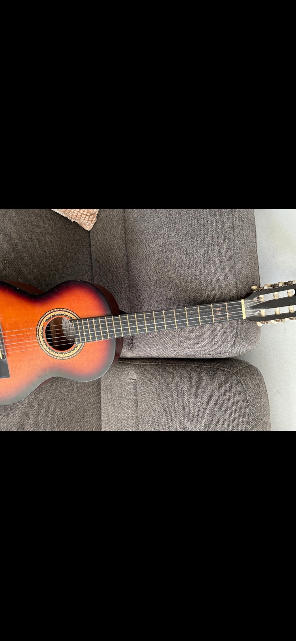 Klassieke gitaar met hoes -, Muziek en Instrumenten, Ophalen of Verzenden, Zo goed als nieuw, Klassieke of Spaanse gitaar, Met koffer