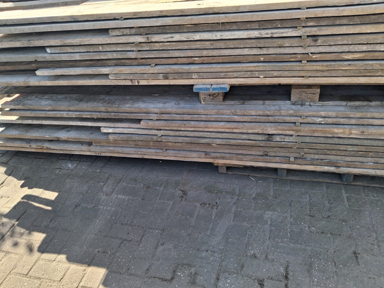steigerplanken, Ophalen, 250 cm of meer, Planken